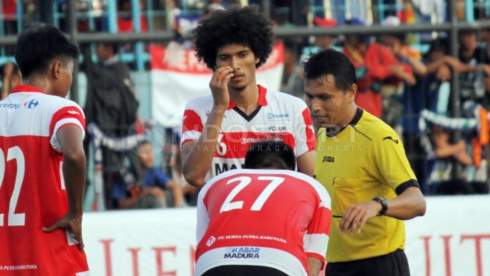 Ahmad Maulana Putra (Madura United) Copyright: &copy; Ian/Indosport